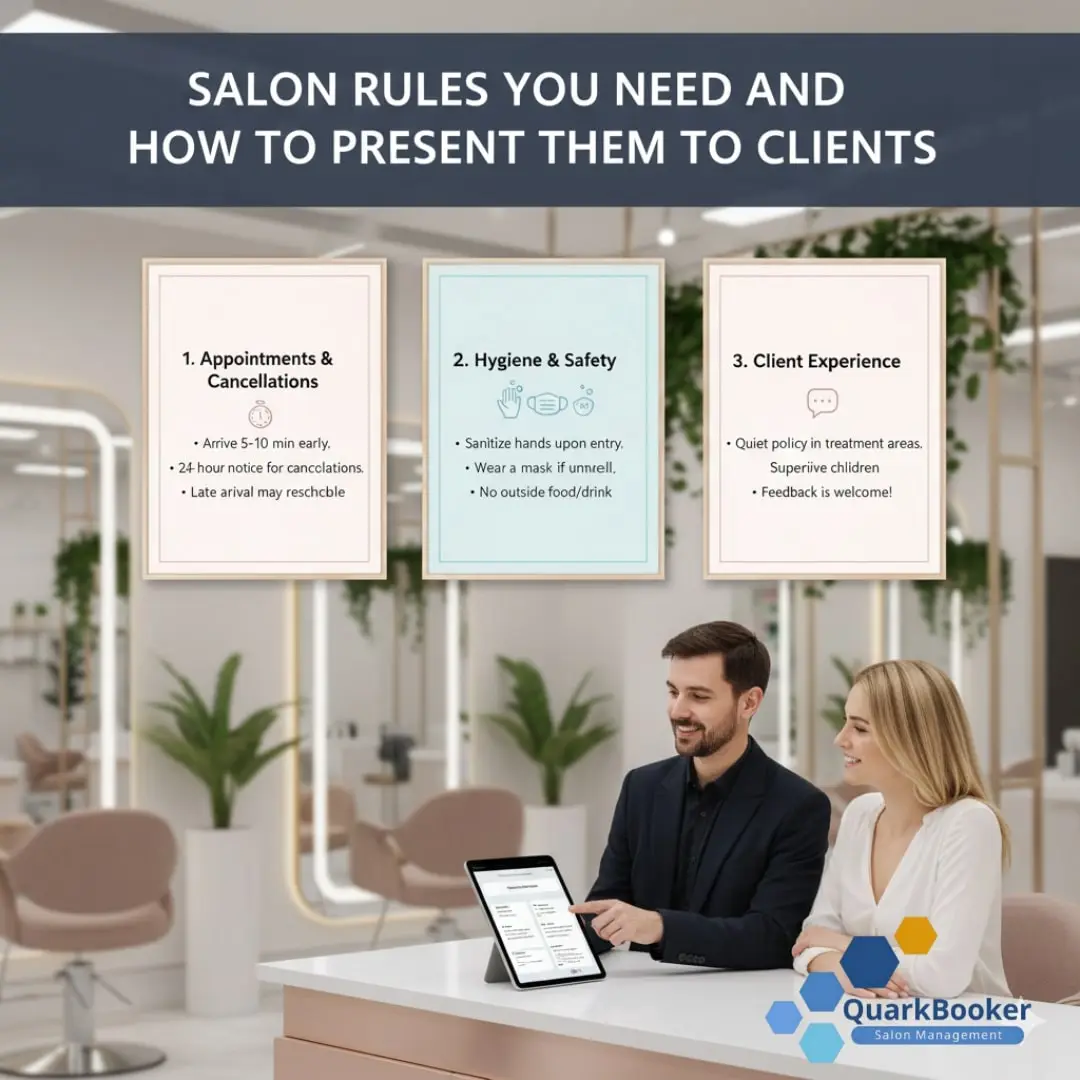 salon rules you need and how to present them