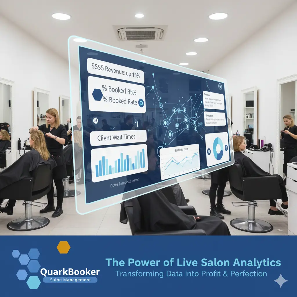 live salon analytics performance quarkbooker