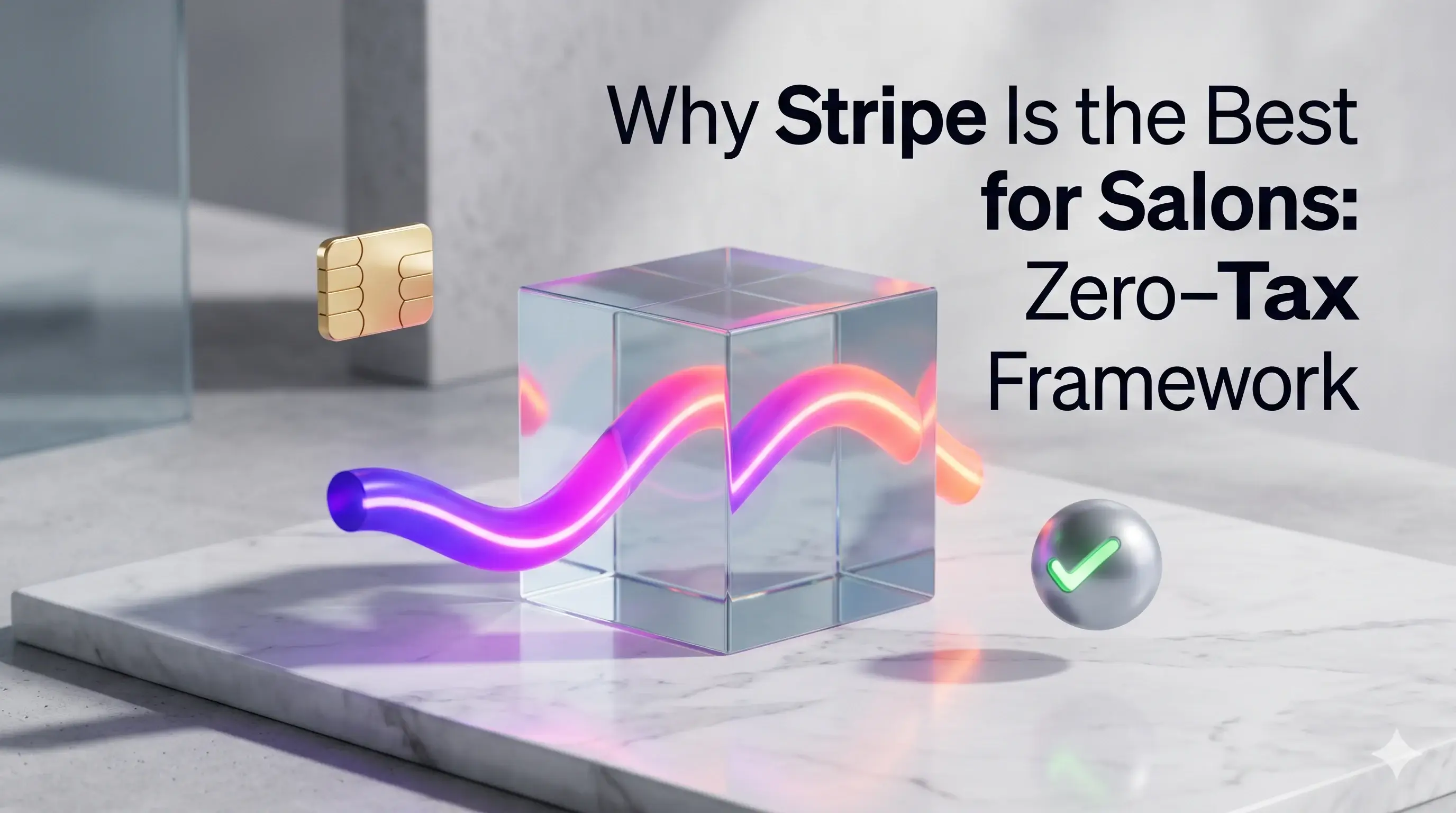 Stripe payment zero tax salon framework banner