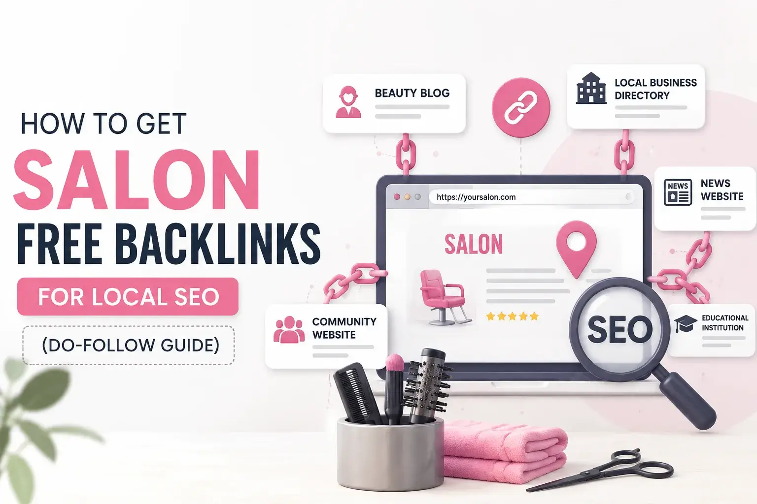 Salon Free Backlinks for Local SEO